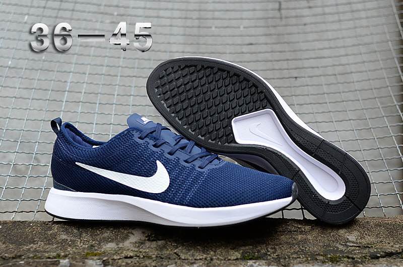 Nike Dualtone Racer Blue White Running Shoes